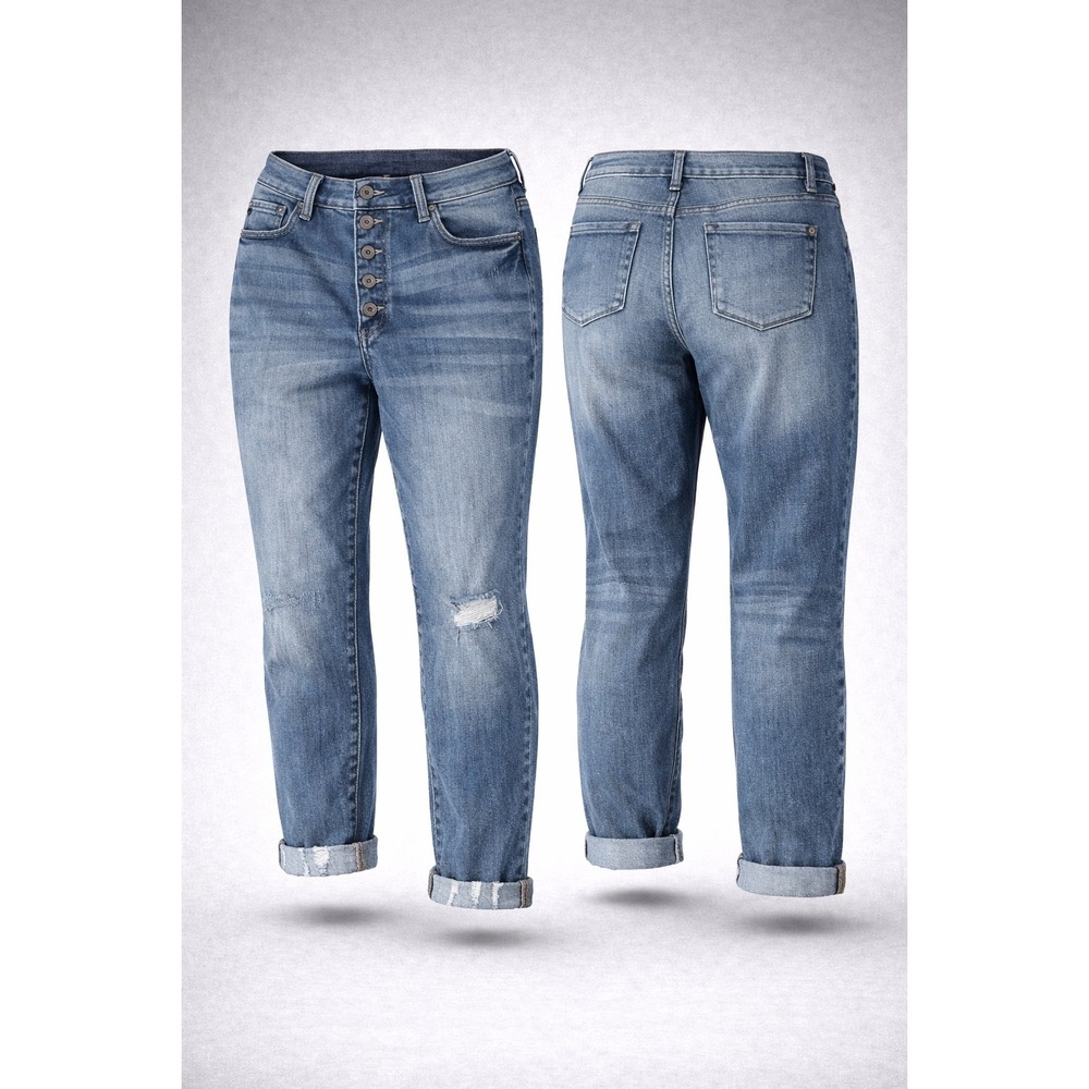 KanCan Light Blue Boyfriend Jeans
